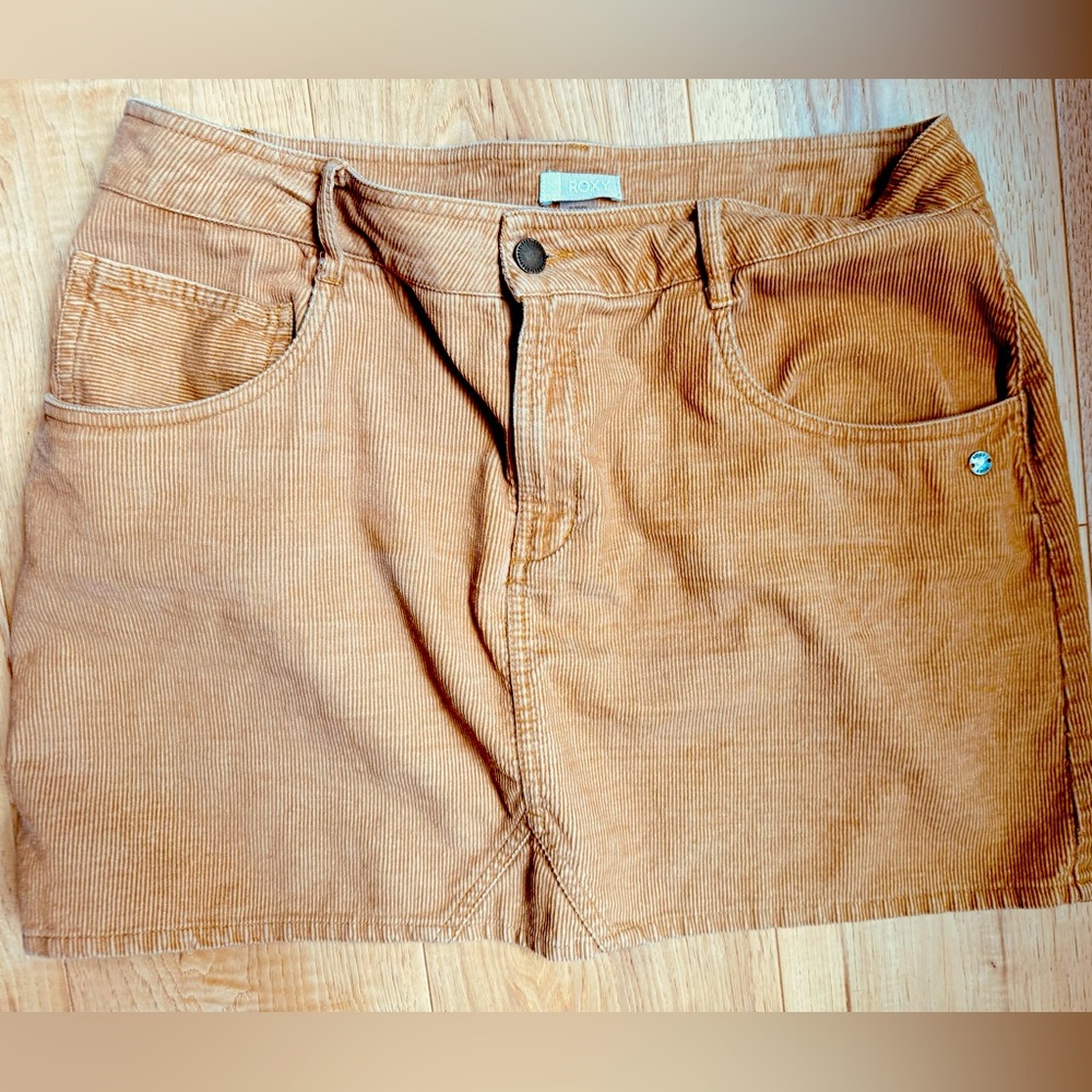 Roxy cord mini skirt